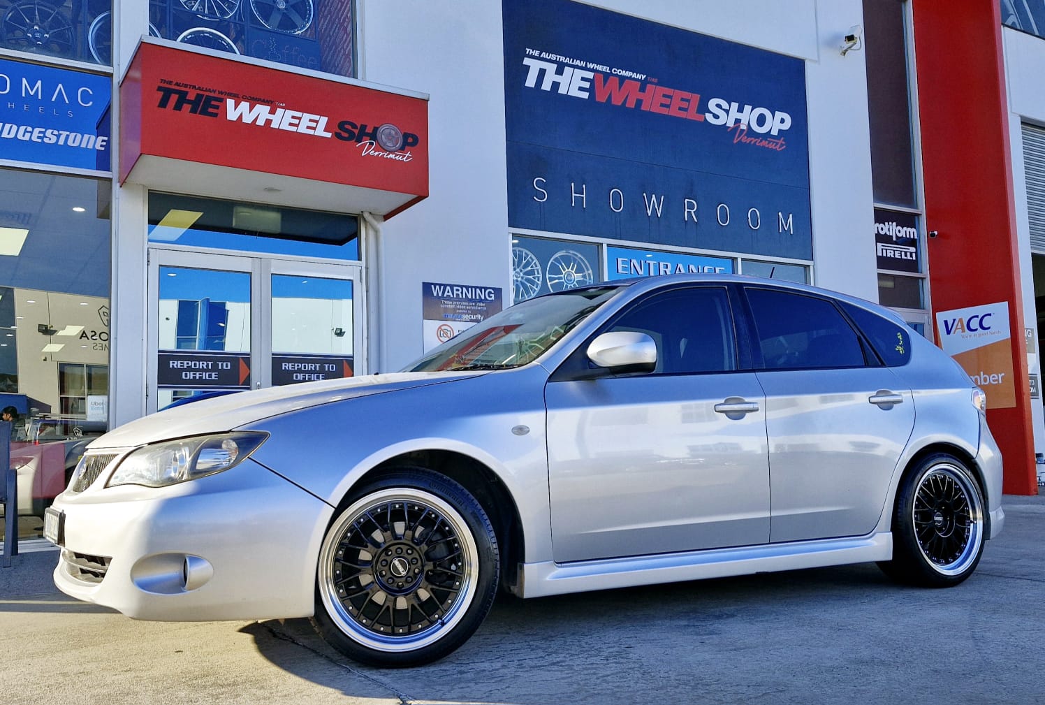 SUBARU IMPREZA WITH HUSSLA WHEELS |  | SUBARU